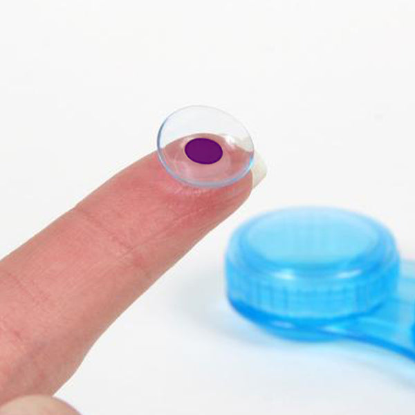 invisible ink infrared contact lenses